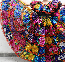 Vestido típico de Chiapas profesional