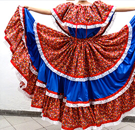 Vestido típico de Sinaloa
