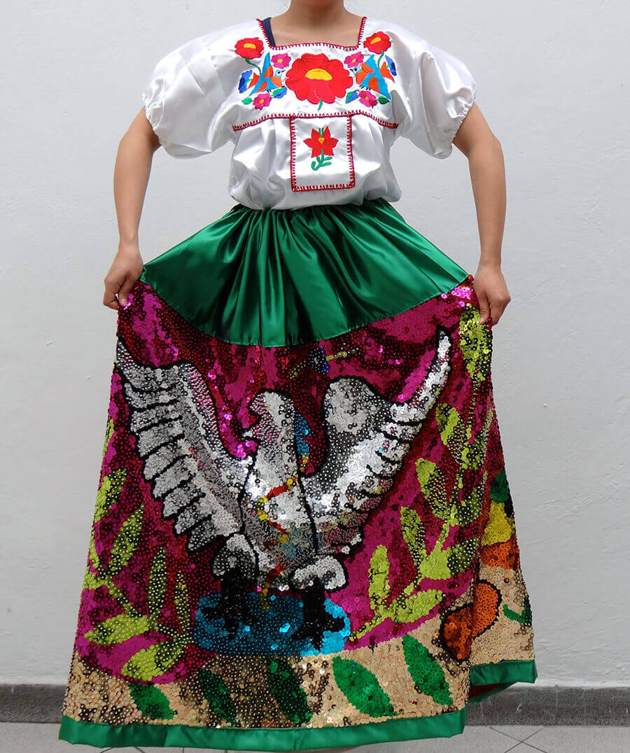 Vestido de China poblana profesional